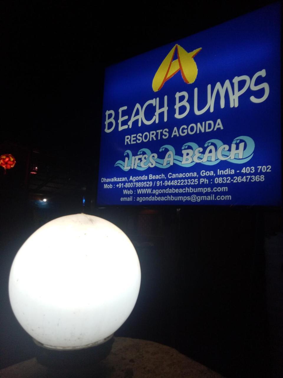 Отель Agonda Beach Bumps Экстерьер фото